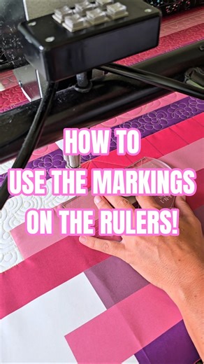 HOW TO USE THE MARKINGS ON THE RULERS!