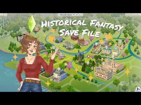 Take a look at my Sims 4 Historical Fantasy Save File