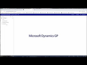 Microsoft Dynamics Great Plains Demo with UMC Support