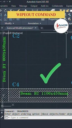 Hide Hatch Patterns Behind Text in AutoCAD!