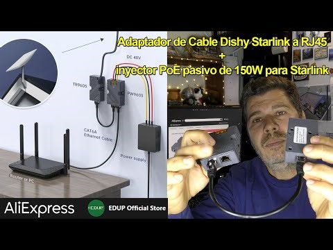Reemplazando el Router de STARLINK por un Adaptador POE de EDUP para Mejorar la Conectividad