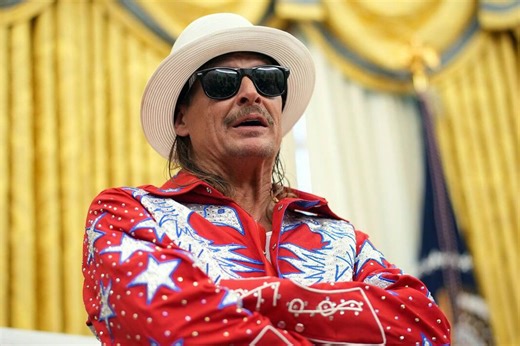 Inside Kid Rock’s massive White House replica, complete with golden bathroom and eagle