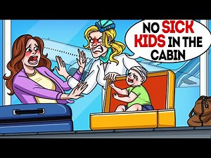 Flight attendant checked my son in as luggage