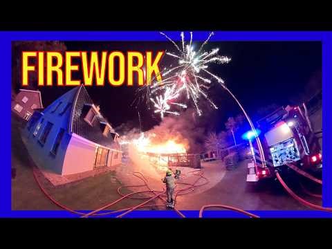 🔥 Fireworks EXPLODE Inside Burning Barn on New Year’s Eve!