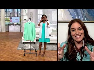 Denim & Co. By the Beach Sweater Cardigan on QVC