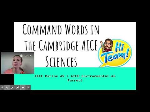 AICE Command Words