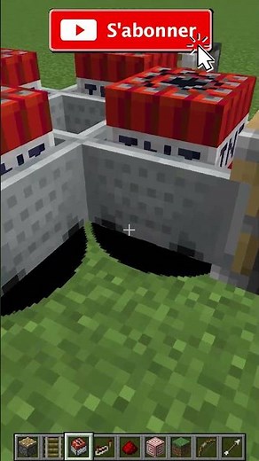 Création Bombe Atomique dans Minecraft !! #shorts