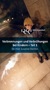 Verbrühungen oder Verbrennungen bei Kindern – was tun im Notfall 🔥 Jedes Jahr werden in Deutschland rund 30.000 Kinder wegen Verbrennungen oder Verbrühungen ärztlich behandelt. 👩‍⚕️ Dr. med. Susanne Eberlein, Oberärztin in der Kinderchirurgie am RKH Klinikum Ludwigsburg, erklärt im Reel, worauf Eltern achten sollten, wenn sich ihr Kind verbrüht oder verbrennt und wann der Notruf zu wählen ist. 👉 Folgt uns, um Teil 2 nicht zu verpassen. Dann erklärt Dr. med. Susanne Eberlein, was man nicht tun