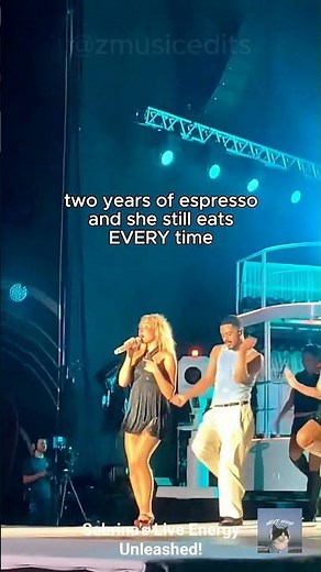 Sabrina Carpenter's Energetic Live Performance! 🔥 #SabrinaCarpenter #LiveMusic #Concert
