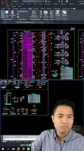 How to split AutoCAD screen to view multiple drawings at the same time