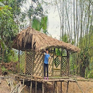 44K views · 796 reactions | Build Bamboo House 2025 & Design And Assembly Of Solid Wood House Farm Building With Ly Mai | Amna | Facebook