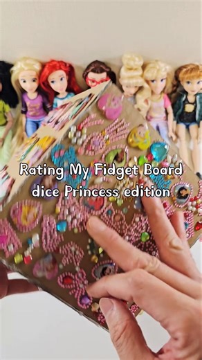 Rating my dice fidget board! #asmr #fidgettoy