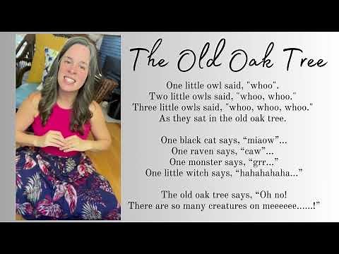 The Old Oak Tree - Halloween Action Song for Kids