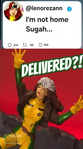 My MAFEX Rogue now with Real Rogue Lenore Zann #shorts