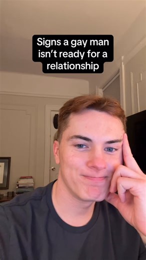 @boymeetstherapy on Instagram: "A lot of gay men say they want a relationship. Their behavior says they want comfort, validation, or intensity, not partnership. Here are some signs they aren’t ready and you may need to move on. #lgbtq #gayrelationships #gaydating"