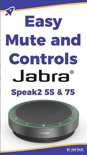 How to Mute the Jabra Speak2 Speakerphone in Seconds! #shorts