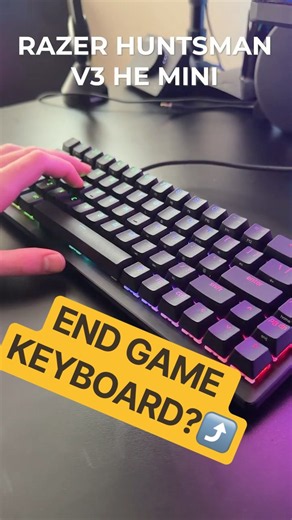 The BEST Gaming Keyboard 2026?! - Razer Huntsman V3 HE Magnetic Mini