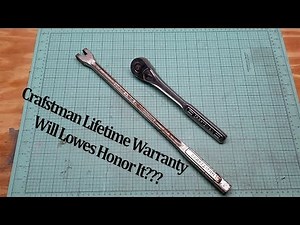 Craftsman Warranty Replacement at Lowes Stores. Will they honor the warranty replacement????