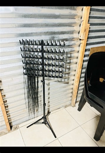 DIY Braiding Rack Assembly with TEMU Supplies