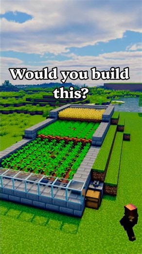 The EASIEST Auto Crop Farm in Minecraft 🌾