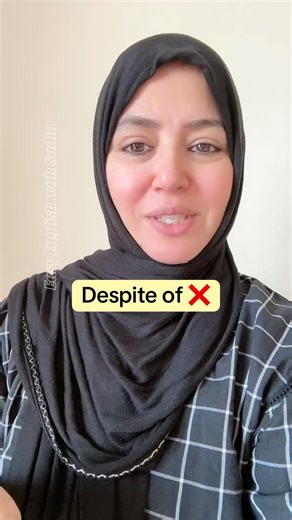 Despite and in spite of… meanings and explanation #learnenglish #english #englishgrammar