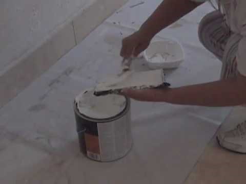 How to add knockdown texture by hand and faux paint it, too