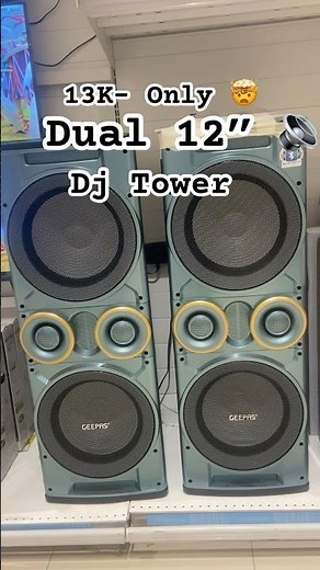 Dual 12” inch Dj tower | digital Dj setup |