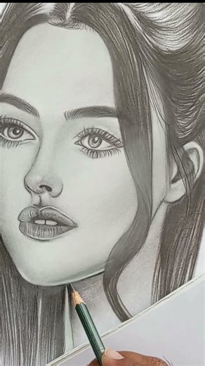 Realistic Drawing with Only Pencil ✏️ #pencilatist