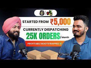 How He Built a 25,000+ Order Business Starting with ₹5,000 | eCommerce Success Story