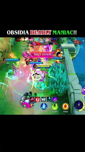 Obsidia Greatest Comeback #mobilelegends #mlbb