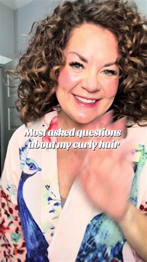 No perm. Yes, my hair is naturally curly. And no, I didn’t always know how to style it. I learned my curls later in life by changing my haircut, styling on very wet hair, and focusing on lots of moisture — overnight hair mask, leave-in conditioner, curl gloss, and mousse. More Moisture=Less Frizz I also sleep in a silk bonnet and wash my hair way less often than I used to. I’ve linked my curly hair playlist below with wash day and non wash day routines. And linked all my curly hair products in m