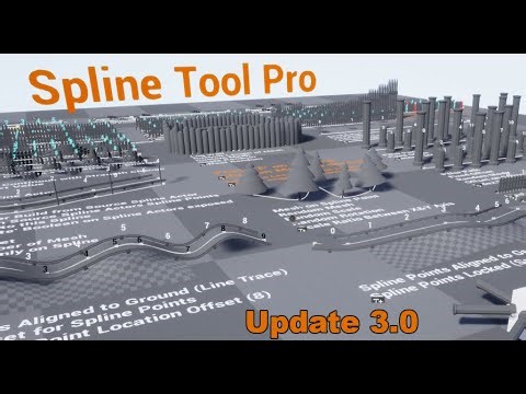 Spline Tool Pro for Unreal Editor - Update 3.0