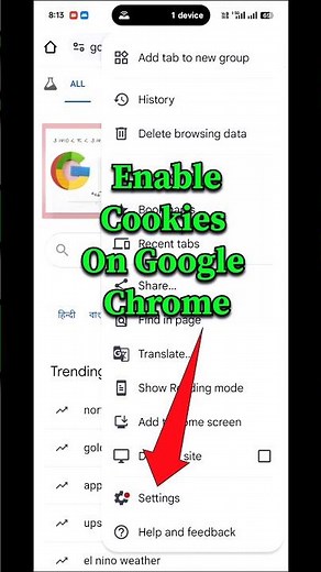 How to Enable Cookies on Google Chrome | #shorts #googlechrome #chrome