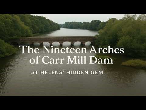 Carr Mill Dam’s Historic Bridge with 19 Arches – A St. Helens Landmark