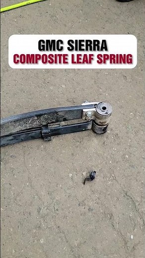 New Composite Leaf Springs Installed On GMC 1500