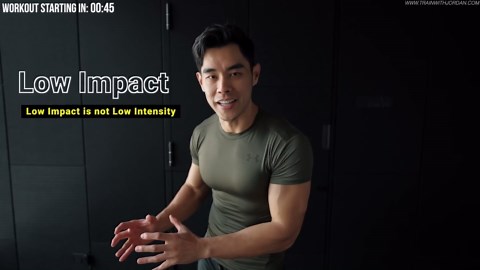 45 minutes to sweat: Low-impact bodyweight challenge