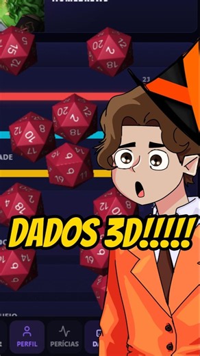 Dados 3d para sua mesa de RPG #rpg #dados