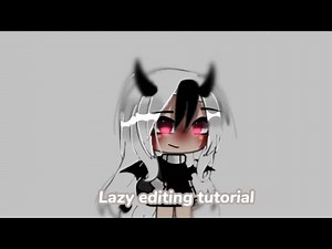 Lazy editing tutorial // gacha life // IbisPaintX