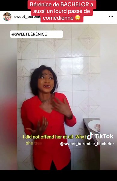 Bérénice et son passé de comédienne