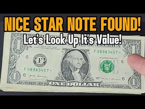 Star Note Found - Search Banknotes With Me and Let's Look Up the Value