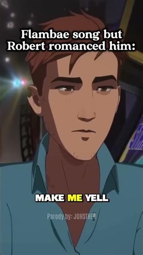 Flambae song but Robert romanced him #dispatch #flambae #robertrobertson #flambe #mechaman