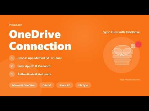 VisualCron: How to set up a OneDrive Connection