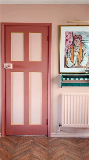 35K views · 4.1K reactions | Internal doors are so overlooked when it comes to adding personality, colour and interest into our homes. Often people believe they should be white or a plain colour but there is absolutely no reason you can’t paint them multiple colours or even add some whimsical hand painted detail to them. Are you team colourful or plain doors? | I am Hayley Stuart | Facebook