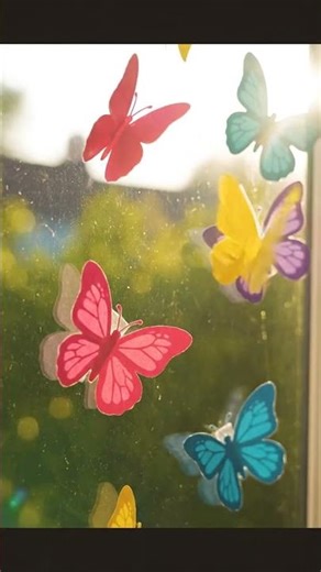 Butterfly Window Art 🦋 | Fun Kids DIY | Magical Room Decor