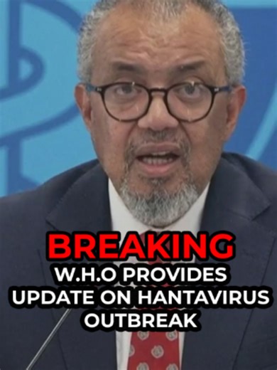BREAKING: The Director-General of the World Health Organisation provides a crucial update on the Hantavirus cruise outbreak. #hantavirus #health #gbnews