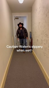 Caution: Water is slippery when wet! #duggerband #backstage #tour | Dugger Band