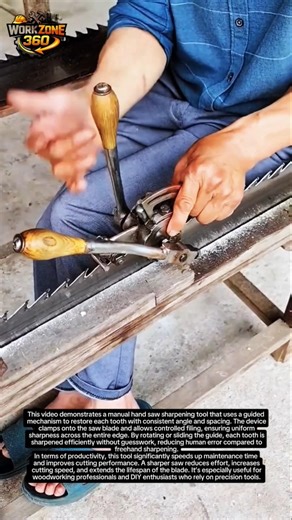Extreme Hand Saw Sharpener Tool – Faster & More Precise Than Traditional Methods!