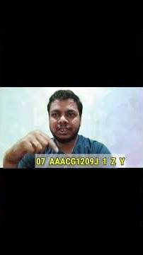 #Decoding the GST Number#cma #ca #cs #education