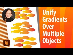 How Gradients Work On Multiple Objects In Illustrator (And How To Cheat With Single Objects)