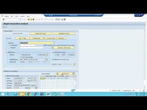 SAP GUI - Transaction Code - ST12